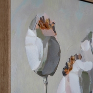 Poppy Heads Hand Painted Canvas in Frame - Thumb 5