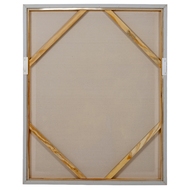 Portina Linen Textured Canvas in Frame - Thumb 5