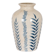 Classic Blue Flora Juniper Vase - Thumb 1