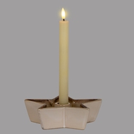 Small Solace Cement Star Candle Holder - Thumb 2