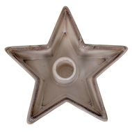Small Solace Cement Star Candle Holder - Thumb 3