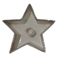 Large Solace Cement Star Candle Holder - Thumb 1