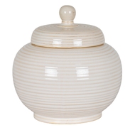 Neva Small Lidded Ceramic Jar - Thumb 1