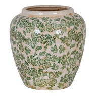 Large Green Clover Olpe Vase - Thumb 1