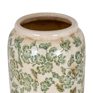 Large Green Clover Tall Olpe Vase - Thumb 2