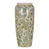 Large Green Clover Tall Olpe Vase - Thumb 1