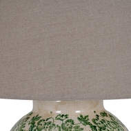 Green Clover Ceramic Pot Lamp - Thumb 3