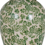 Green Clover Ceramic Pot Lamp - Thumb 4