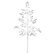 Silver Pearlised Leaf Spray