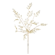 Golden Pearlised Leaf Spray - Thumb 1