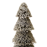 Large Tiered Snowy Brush Tree - Thumb 2