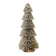 Large Tiered Snowy Brush Tree - Thumb 1