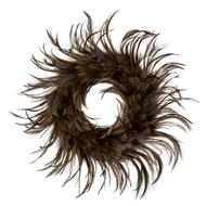 Fawn Feather Candle Wreath