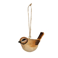 Wooden Tawny Bird Decoration - Thumb 1