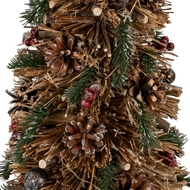 Large Winter Hedgerow Tree With Pinecones And Berries - Thumb 2