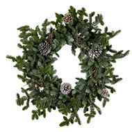 Woodland Pine Wreath With Pinecones