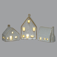 Nook Ceramic Cottage With LED Light - Thumb 5