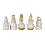 Charm Ceramic Snowman Tree Decoration - Thumb 2