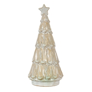 Glisten Ceramic Large Tree With Star - Thumb 1