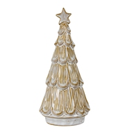 Glisten Ceramic Mediumtree With Star