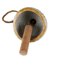 Ceramic Bell Tree Ornament With Snowflake Detail - Thumb 4