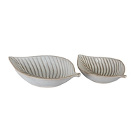 Alora Ceramic Elm Leaf Large Dish - Thumb 4