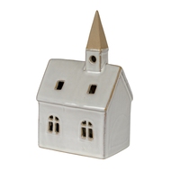Alora Ceramic Church With LED Light - Thumb 3