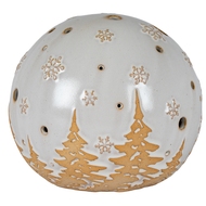 Alora Ceramic Large Ornament With LED Light - Thumb 1