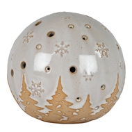 Alora Ceramic Medium Ornament With LED Light - Thumb 1