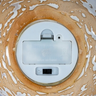 Alora Ceramic Medium Snowman With LED Light - Thumb 5