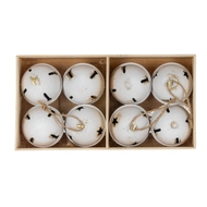 Eight Large Metal Nordic Bells in Wooden Box - Thumb 3