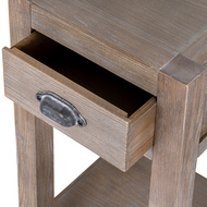 Haldon Collection Large 1 Drawer Lamp Table - Thumb 3