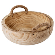Artisan Deep Bowl With Rope Handles - Thumb 2