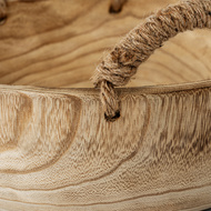 Artisan Deep Bowl With Rope Handles - Thumb 3