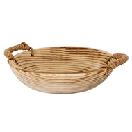 Artisan Bowl With Rope Handles - Thumb 1