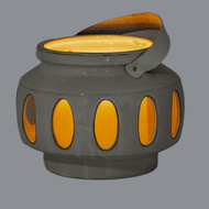 Novi Large Ceramic Oval Window Lantern - Thumb 2