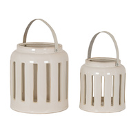 Novi Large Ceramic Rectangle Window Lantern - Thumb 2