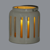 Novi Large Ceramic Rectangle Window Lantern - Thumb 3