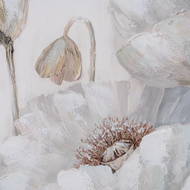 Poppy Stems Handpainted Canvas in Frame - Thumb 2