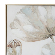 Poppy Stems Handpainted Canvas in Frame - Thumb 3