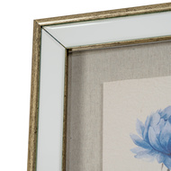 Rosalie Textured Paper Rose in Mirrored Frame - Thumb 4