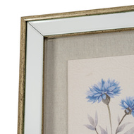 Rosalie Textured Paper Cornflower in Mirrored Frame - Thumb 4