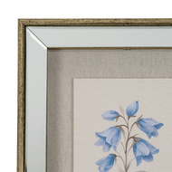 Rosalie Textured Paper Bluebell in Mirrored Frame - Thumb 4