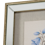 Rosalie Textured Paper Bluebell in Mirrored Frame - Thumb 5