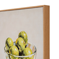 Still Life Limes Hand Painted Canvas in Frame - Thumb 3