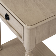 The Rowan Collection 1 Drawer Side Table With Shelf - Thumb 2