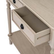 The Rowan Collection 2 Drawer Console Table With Shelf - Thumb 6