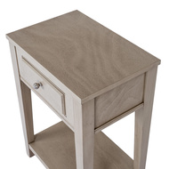 The Emile Collection 1 Drawer Side Table With Shelf - Thumb 2