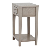 The Emile Collection 1 Drawer Side Table With Shelf - Thumb 6