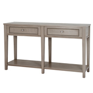 The Emile Collection 2 Drawer Large Console With Shelf - Thumb 1